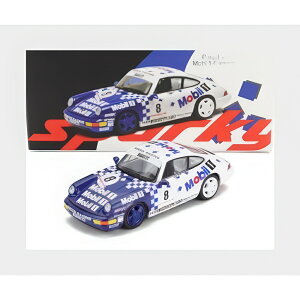 SPARK MODEL Porsche 911 964 Rs Mobil1 8 Porsche Carrera Cup 1993 Blue White YO64011/ Spark 1/64 �~�j�J�[