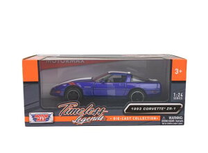 1993 �V�{���[ �R���x�b�g ZR1 �O�����h�X�|�[�c �u���[/�z���C�g�X�g���C�v / Motor Max 1/24 �~�j�J�[