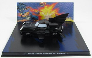Batman�o�b�g�}�� Batmobile�o�b�g���[�r�� All Star Batman & Robin The Boy Wonder�I�[���X�^�[�o�b�g�}��&���r���U�{�[�C�����_�[ / EDICOLA 1/43 �~�j�J�[