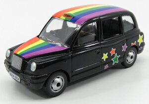Austin�I�[�X�`�� London Taxi�����h���^�N�V�[ LTI TX4 2007 Peace & Love�s�[�X&���u �u���b�N / Corgi 1/36 �~�j�J�[