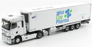 Renault���m�[ T520 High Truck�g���b�N Semi Frigo Kessler Alsa Log Pharma Transports 2016 �z���C�g / ELIGOR 1/43 �g���b�N���p��