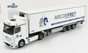 Mercedes Benz�����Z�f�X�x���c Actros�A�N�g���X 5 1851 2018 Truck�g���b�N SemiFrigo�Z�~�t���S Chereau�V�F���[ Arcos / ELIGOR 1/43 �g���b�N���p��