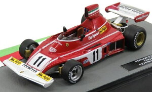 Ferrari�t�F���[�� F1 312 B3 No.11 1975 Brazilian GP�u���W��GP Clay Regazzoni�N���C�E���K�c�H�[�j ���b�h�z���C�g / EDICOLA 1/43 �~�j�J�[