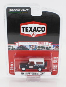 HARVESTER �X�J�E�g TEXACO 1963 �u���b�N �z���C�g / Greenlight 1/64 �~�j�J�[