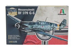 Masserschmitt���b�T�[�V���~�b�g Bf 109 G6 1936 Military Airplane�~���^���[�G�A�v���[�� / ITALERI 1/72 ��s�@