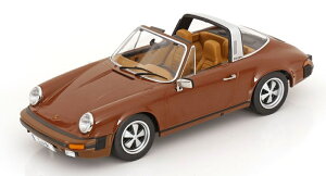 �y�\��z8-10���ȍ~�����\��PORSCHE 911 SC TARGA 1975 �u���E�� / KK-SCALE 1/18 �~�j�J�[