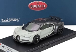BUGATTI CHIRON SPORT N 16 �E�B���O�A�b�v 2019 �J�[�{�� 2�g�[�� �O���[ / LOOKSMART 1/43 �~�j�J�[