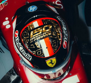 �y�\��z8-10���ȍ~�����\��BELL HELMET F1 �V�������E���N���[�� TEAM FERRARI HP N 16 �A�u�_�rGP 2025 �t�F���[��150���N / LOOKSMART 1/5 �~�j�J�[