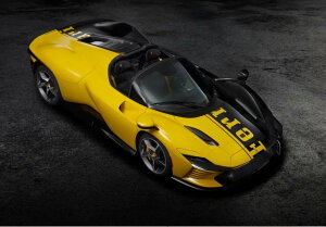 �y�\��zFerrari�t�F���[�� SP3 Daytona 599+1 spider open roof Giallo Modena and carbon fiber / BBR 1/12 �~�j�J�[