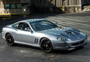 �y�\��zFerrari�t�F���[�� 550 Maranello 1996 Grigio Titanio Charcoal Black rims / BBR 1/18 �~�j�J�[