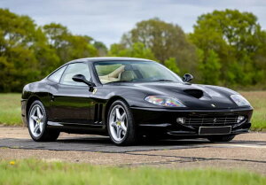 �y�\��zFerrari�t�F���[�� 550 Maranello 1996 made in italy Nero Daytona Cream / BBR 1/18 �~�j�J�[