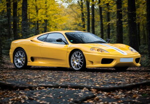 �y�\��zFerrari�t�F���[�� 360 Challenge Stradale Giallo Modena �C�^���A���X�g���C�v / BBR 1/43 �~�j�J�[