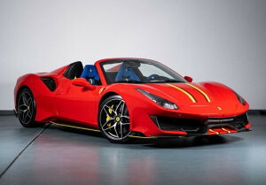 �y�\��zFerrari�t�F���[�� 488 Pista Spider Rosso Corsa 2�C�G���[�X�g���C�v / BBR 1/43 �~�j�J�[