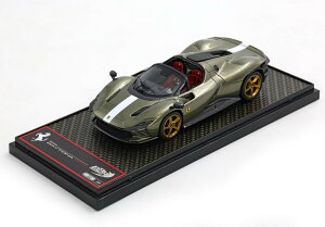 �y�\��zFerrari�t�F���[�� Daytona SP3 Open Roof Glossy Verde Manzoni ����24�� / BBR 1/43 �~�j�J�[