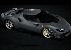 �y�\��zFerrari�t�F���[�� 296 Speciale Grigio Silverstone Opaco / BBR 1/43 �~�j�J�[