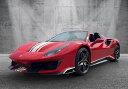 【予約】Ferrariフェラーリ 488 Pista Spider Rosso Corsa with italian stripe / BBR 1/18 ミニカー
