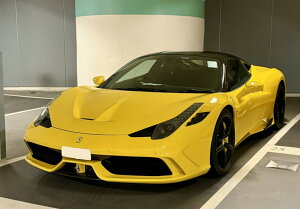 �y�\��zFerrari�t�F���[�� 458 Speciale Giallo Modena with black roof / BBR 1/18 �~�j�J�[