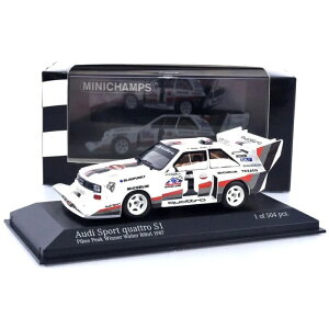 AUDI Quattro S1 Winner Pikes Peak 1987 �A�E�f�B �N���g�� �D�� / MINICHAMPS 1/43 �~�j�J�[