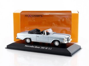 MERCEDES-BENZ 280 SE 3.5 Cabriolet 1970 �����Z�f�X �x���c / Maxichamps 1/43 �~�j�J�[