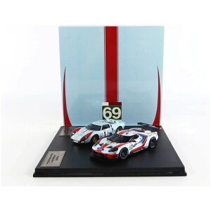 FORD 2 Cars Set GT40 MKII Le Mans 1966 and 2019 �t�H�[�h 2��Z�b�g ���}�� / IXO 1/43 �~�j�J�[