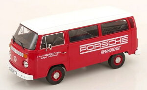 VOLKSWAGEN Combi T2b Bus Porsche Renndienst 1972 ���[�Q���o�X / KK-SCALE 1/18 �~�j�J�[