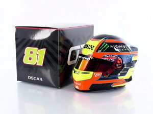CASQUE Oscar Piastri McLaren 2025 �I�X�J�[ �s�A�X�g�� / MINI HELMET 1/2 �~�j�J�[