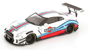 Nissan�j�b�T�� GT-R (R35) Liberty Walk���o�e�B�[�E�H�[�N Bodykit�{�f�B�L�b�g Type 2 0 2024 Martini�}���e�B�[�j / SOLIDO 1/18 �~�j�J�[