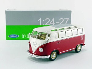 VOLKSWAGEN Combi T1 Bus Samba 1963 ���[�Q���o�X �T���o / WELLY 1/24 �~�j�J�[