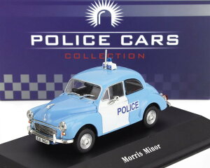 MORRIS���[���X �}�C�i�[ �x�@ 1957 ���C�g�u���[�z���C�g ATLAS-POLICE-CARS-COLLECTION POLIZIA / EDICOLA 1/43 �~�j�J�[