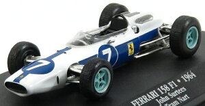 FERRARI�t�F���[�� F1 158 �`�[�� N.A.R.T. �m�[�X�A�����J�����[�V���O N 7 1964 �W�����T�[�e�B�[�X �z���C�g�u���[ ATLAS-FERRARI-F1-COLLECTION / EDICOLA 1/43 �~�j�J�[
