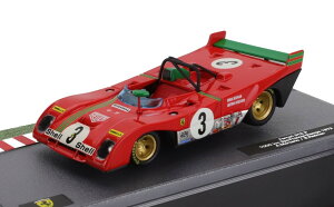 FERRARI�t�F���[�� 312PB No.3 �D�� �X�p�t�����R���V����1000km 1972 ���b�h�O���[�� / EDICOLA 1/43 �~�j�J�[