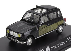 RENAULT���m�[ 4 PARISIENNE OPEN ROOF 1964 �u���b�N AUTO-CLASSICHE-COLLECTION / EDICOLA 1/43 �~�j�J�[