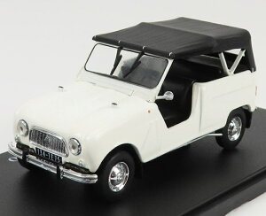 Renault���m�[ R4 �V���p�[ �g���y�h �J�u���I�� �N���[�Y 1964 �z���C�g�u���b�N HACHETTE-PASSION-RENAULT4-COLLECTION / EDICOLA 1/43 �~�j�J�[