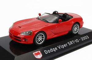 DODGE�_�b�W VIPER SRT10 SPIDER�o�C�p�[SRT10�X�p�C�_�[ 2003 ���b�h CLASSIC-GT-SUPERCARS-COLLECTION-CENTAURIA / EDICOLA 1/43 �~�j�J�[