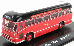 MIDLAND�~�b�h�����h BMMO CM5T AUTOBUS MOTORWAY COACH MIDLAND RED 1960 RED BLACK WHITE CLASSIC-COACHES-COLLECTION / EDICOLA 1/72 �~�j�J�[