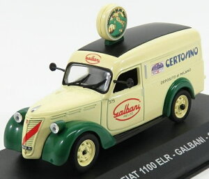 Fiat�t�B�A�b�g 1100 ELR VAN GALBANI CERTOSINO 1951 �N���[���O���[�� VEICOLI-PUBBLICITARI-D'EPOCA-COLLECTION / EDICOLA 1/43 �~�j�J�[