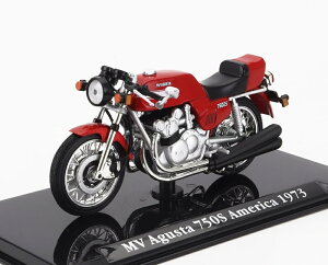 MV AgustaMV�A�O�X�^ 750S AMERICA 1973 ���b�h�u���b�N MOTORCYCLE / EDICOLA 1/24 �~�j�J�[
