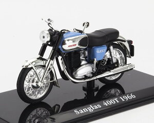 Sanglas�T���O���X 400T 1966 ���C�g�u���[�u���b�N MOTORCYCLE / EDICOLA 1/24 �~�j�J�[