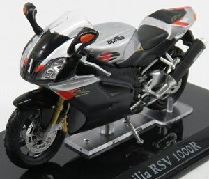 APRILIA�A�v�����A RSV 1000R 2010 �V���o�[�u���b�N ATLAS-SUPERBIKES-COLLECTION MOTORCYCLE / EDICOLA 1/24 �~�j�J�[