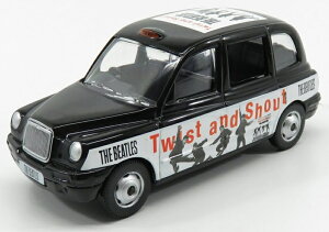 Austin�I�[�X�`�� �����h���^�N�V�[ LTI TX4 2007 �U �r�[�g���Y TWIST AND SHOUT �u���b�N�z���C�g TV SERIES - SCALE APPROX / Corgi 1/36 �~�j�J�[