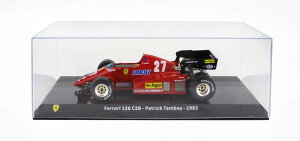 Ferrari�t�F���[�� F1 126 C2B N 27 1983 PATRICK TAMBAY RED BLACK LE-GRANDI-FERRARI-F1 COLLECTION / EDICOLA 1/24 �~�j�J�[