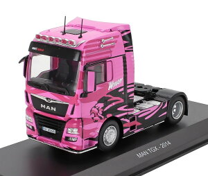 MAN�}�� TGX �g���N�^�[ �g���b�N 2014 WOMAN �s���N�u���b�N HACHETTE-TRUCK-TUNING-COLLECTION / EDICOLA 1/43 �~�j�J�[
