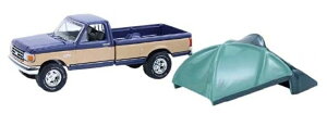 Ford�t�H�[�hUSA F150 LT �s�b�N�A�b�v �L�����s���O �L�����p�[ 1987 �u���[ �x�[�W�� / GREENLIGHT 1/64 �~�j�J�[