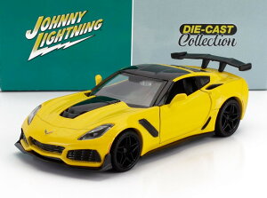 CHEVROLET�V�{���[ �R���x�b�g ZR1 2019 �C�G���[�u���b�N / JOHNNY LIGHTNING 1/24 �~�j�J�[