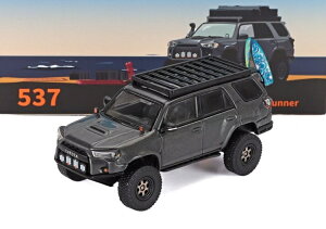 TOYOTA�g���^ 4RUNNER ���C�h�{�f�B 2018 �O���[ / GCD 1/64 �~�j�J�[