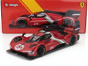 FERRARI 499P 3.0L ^[{ V6 24 fBtBJ[^ 2024 bh CG[ ubN 胂f/ Bburago 1/18 CO~jJ[