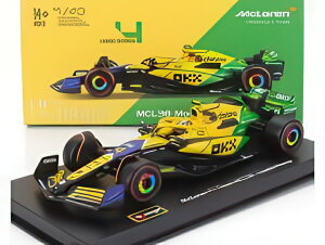 McLAREN F1 MCL38 `[ }N[ 4 4 iRGPiZi30NLOj 2024 hEmX hCo[tBMAE CG[ O[ ubN/ Bburago 1/43 VOl`[