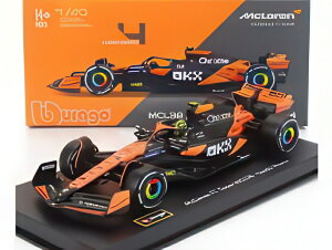 McLAREN F1 MCL38 `[ }N[ 4 D }CA~GP 2024 D hEmX hCo[tBMAE IW ubN/ Bburago 1/43 VOl`[~jJ[