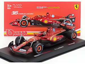 FERRARI F1 SF-24 `[ XN[fA tF[ 16 D C^A c@GP 2024 VEN[ hCo[tBMAE bh zCg ubN 胂f/ Bburago 1/43 VOl`