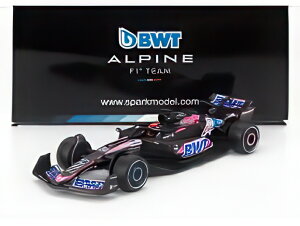 ALPINE F1 A524 チーム BWT アルピーヌ N 31 シーズン 2024 エステバン・オコン ブラック ブルー ピンク/ Spark 1/64 ミニカー